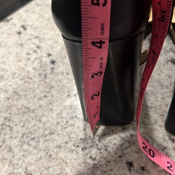 Naturalizer Womens Fields Platform Ankle Strap High Heel Sandal Black 10 Wide - Picture 5 of 7